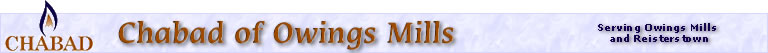Chabad of Owings Mills: Jewish Outreach & Education Community Center